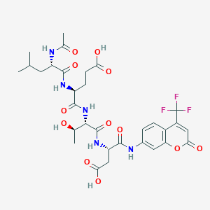 N-Acetyl-L-leucyl-L-α-glutamyl-L-threonyl-N-[2-oxo-4-(trifluoromethyl)-2H-1-benzopyran-7-yl]-L-α-asparagine图片
