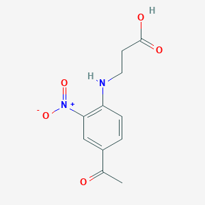 N-(4-Acetyl-2-nitrophenyl)-beta-alanine图片