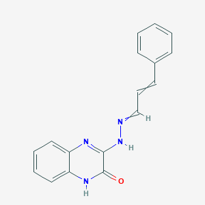 3-Phenylacrylaldehyde N-(3-oxo-3,4-dihydro-2-quinoxalinyl)hydrazone图片