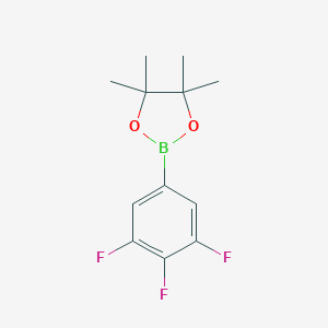 4,4,5,5-四甲基-2-(3,4,5-三氟苯基)-1,3,2-二氧杂环戊硼烷图片