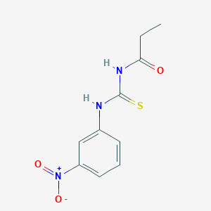 1-(3-nitrophenyl)-3-propanoylthiourea图片