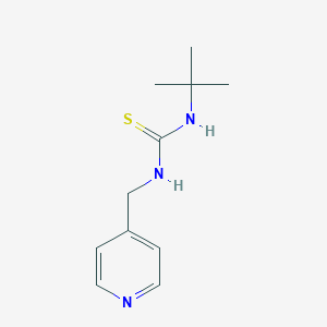 N-(tert-butyl)-N'-(4-pyridinylmethyl)thiourea图片