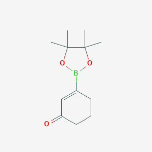 3-(tetramethyl-1,3,2-dioxaborolan-2-yl)cyclohex-2-en-1-one图片