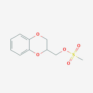 2,3-Dihydro-1,4-benzodioxin-2-ylmethyl methanesulfonate图片