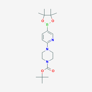 6-(4-Boc-1-哌嗪基)吡啶-3-硼酸频哪醇酯图片