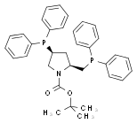(2S,4S)-4-二苯基膦-2-(二苯基膦甲基)-1-特丁氧羰基吡咯烷图片