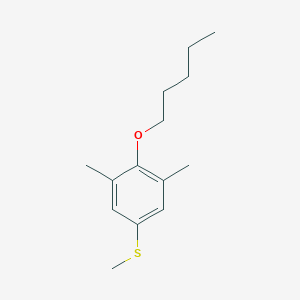Methyl 4-n-pentoxy-3,5-dimethylphenyl sulfide图片