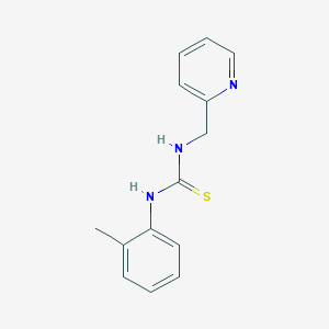 N-(2-methylphenyl)-N'-(2-pyridinylmethyl)thiourea图片