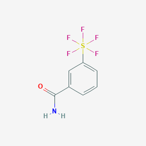 3-(Pentafluorosulfur)benzamide图片