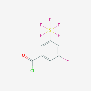 3-Fluoro-5-(pentafluorosulfur)benzoyl chloride图片