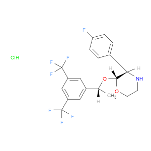 (2R,3S)-2-[(1R)-1-[3,5-双(三氟甲基)苯基]乙氧基]-3-(4-氟苯基)-吗啉盐酸盐,阿瑞吡坦中间体图片
