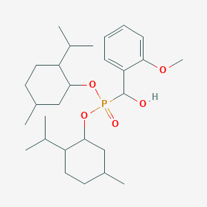 bis[5-methyl-2-(propan-2-yl)cyclohexyl] [hydroxy(2-methoxyphenyl)methyl]phosphonate图片
