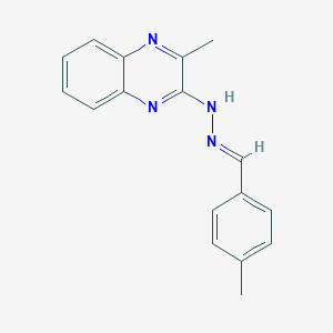 4-Methylbenzenecarbaldehyde N-(3-methyl-2-quinoxalinyl)hydrazone图片