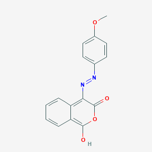 1H-isochromene-1,3,4-trione 4-[N-(4-methoxyphenyl)hydrazone]图片
