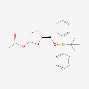 (2S)?-2-?[[[(1,?1-?Dimethylethyl)?diphenylsilyl]?oxy]?methyl]?-?1,?3-?oxathiolan-?5-?ol 5-?Acetate图片