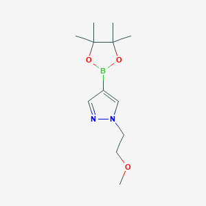 1-(2-甲氧基乙基)-4-(4,4,5,5-四甲基-1,3,2-二恶硼烷-2-基)-1H-吡唑图片