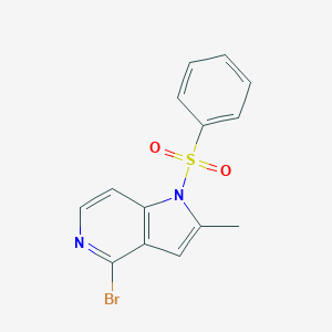 1-Benzenesulfonyl-4-bromo-2-dimethyl-5-azaindole图片