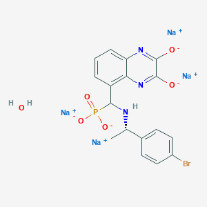 sodium((((S)-1-(4-bromophenyl)ethyl)amino)(2,3-dioxidoquinoxalin-5-yl)methyl)phosphonate hydrate ,图片