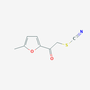 2-(5-Methyl-2-furyl)-2-oxoethyl thiocyanate图片