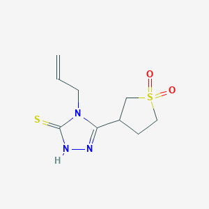 3-[4-(Prop-2-en-1-yl)-5-sulfanyl-4H-1,2,4-triazol-3-yl]-1lambda6-thiolane-1,1-dione图片