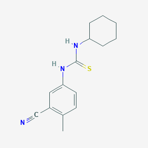 N-(3-cyano-4-methylphenyl)-N'-cyclohexylthiourea图片