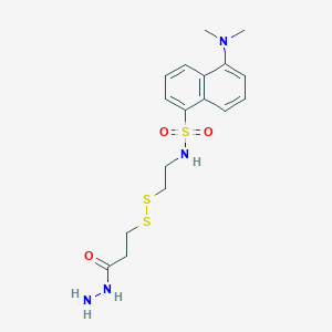 2-(Dansylsulfonamido)ethyl-3-(hydrazinocarboxy)ethyl Disulfide图片