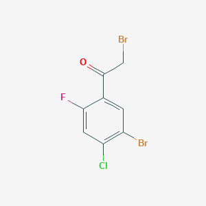 5'-Bromo-4'-chloro-2'-fluorophenacyl bromide图片
