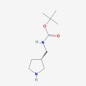 tert-butylN-[(3S)-pyrrolidin-3-ylmethyl]carbamate图片