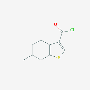 6-Methyl-4,5,6,7-tetrahydro-1-benzothiophene-3-carbonyl chloride图片