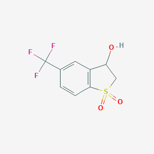 3-羟基-5-三氟甲基-2,3-二氢苯并噻吩-1,1-二氧化物图片