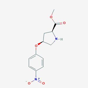 Methyl(2S,4S)-4-(4-nitrophenoxy)-2-pyrrolidinecarboxylate图片