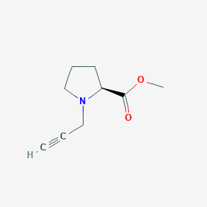 Methyl(2S)-1-(Prop-2-yn-1-yl)pyrrolidine-2-carboxylate图片