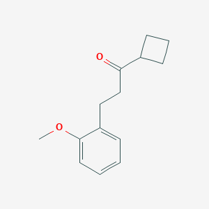 cyclobutyl 2-(2-methoxyphenyl)ethyl ketone图片