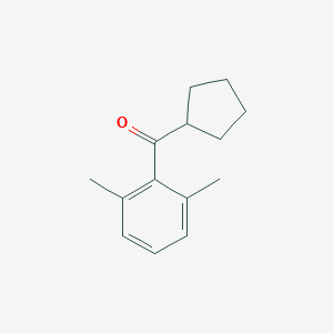 Cyclopentyl 2,6-dimethylphenyl ketone图片