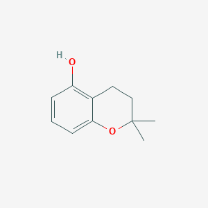 2,2-dimethyl-3,4-dihydro-2H-1-benzopyran-5-ol图片