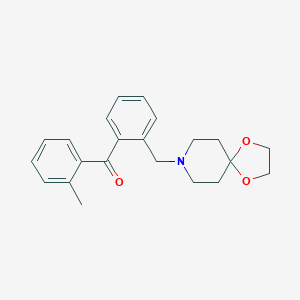 2-[8-(1,4-Dioxa-8-azaspiro[4,5]decyl)methyl]-2'-methyl benzophenone图片