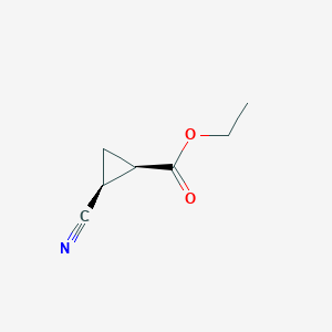 cis-ethyl(1r,2s)-2-cyanocyclopropane-1-carboxylate图片
