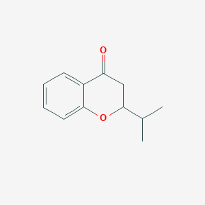 2-(propan-2-yl)-3,4-dihydro-2H-1-benzopyran-4-one图片