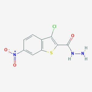 3-Chloro-6-nitro-1-benzothiophene-2-carbohydrazide图片