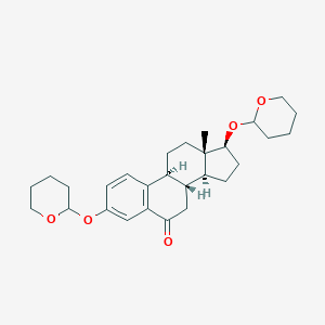 (17β)-3,17-Bis[(tetrahydro-2H-pyran-2-yl)oxy]-estra-1,3,5(10)-trien-6-one图片