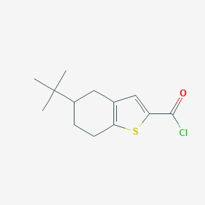 5-tert-butyl-4,5,6,7-tetrahydro-1-benzothiophene-2-carbonyl chlorideͼƬ