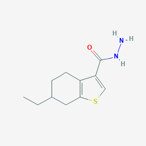 6-ethyl-4,5,6,7-tetrahydro-1-benzothiophene-3-carbohydrazide图片