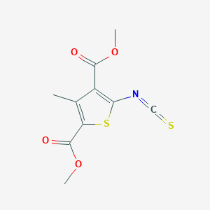 Dimethyl 5-isothiocyanato-3-methylthiophene-2,4-dicarboxylate图片