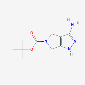 tert-butyl3-amino-1H,4H,5H,6H-pyrrolo[3,4-c]pyrazole-5-carboxylate图片