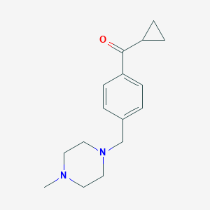 Cyclopropyl 4-(4-methylpiperazinomethyl)phenyl ketone图片