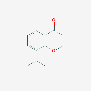 8-(propan-2-yl)-3,4-dihydro-2H-1-benzopyran-4-one图片