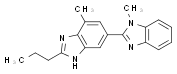 1,7'-二甲基-2'-丙基-2,5'-双苯并咪唑图片