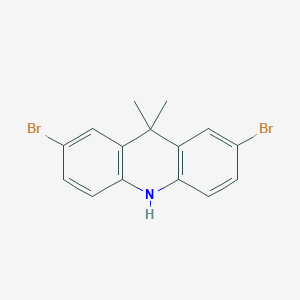 2,7-Dibromo-9,10-dihydro-9,9-dimethylacridine图片