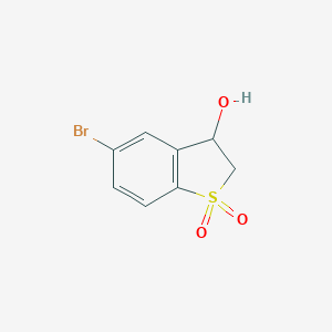 3-羟基-5-溴-2,3-二氢苯并噻吩-1,1-二氧化物图片