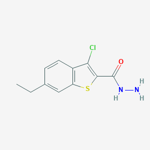 3-Chloro-6-ethyl-1-benzothiophene-2-carbohydrazide图片